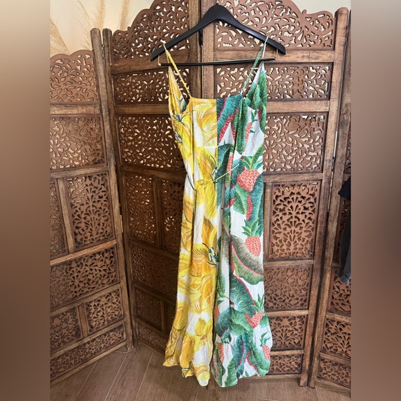 FARM RIO Azalea Forest Wrap Midi Dress - Picture 3 of 4